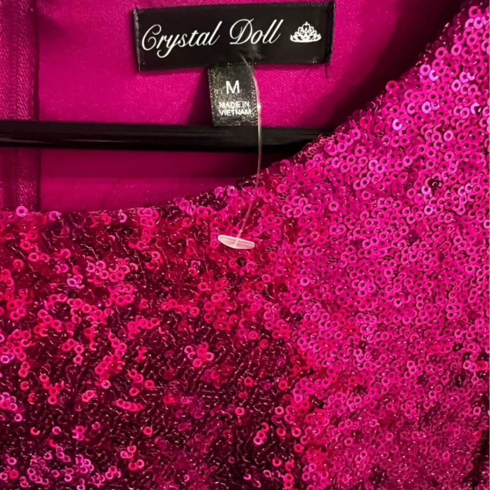 New Pink Sequin dress M